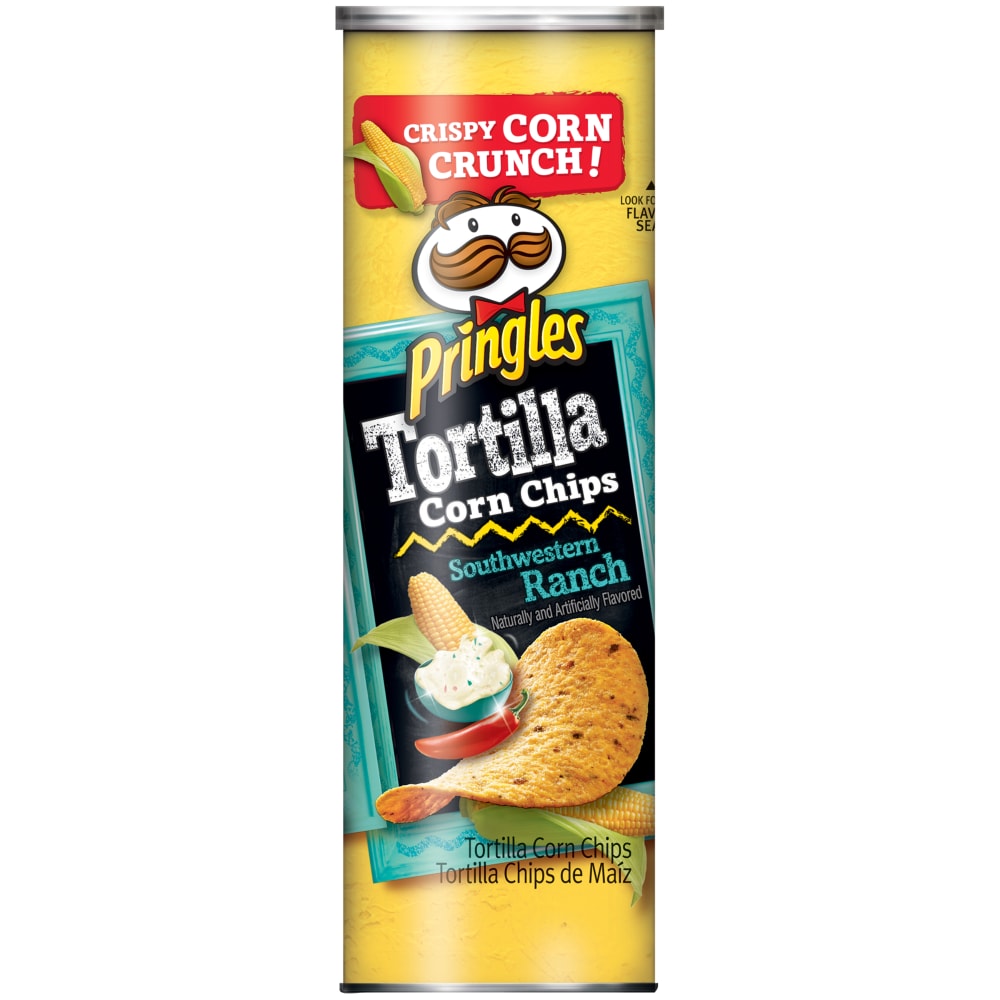 Pringles Tortillas Crisps Southwest Ranch 6.42Oz