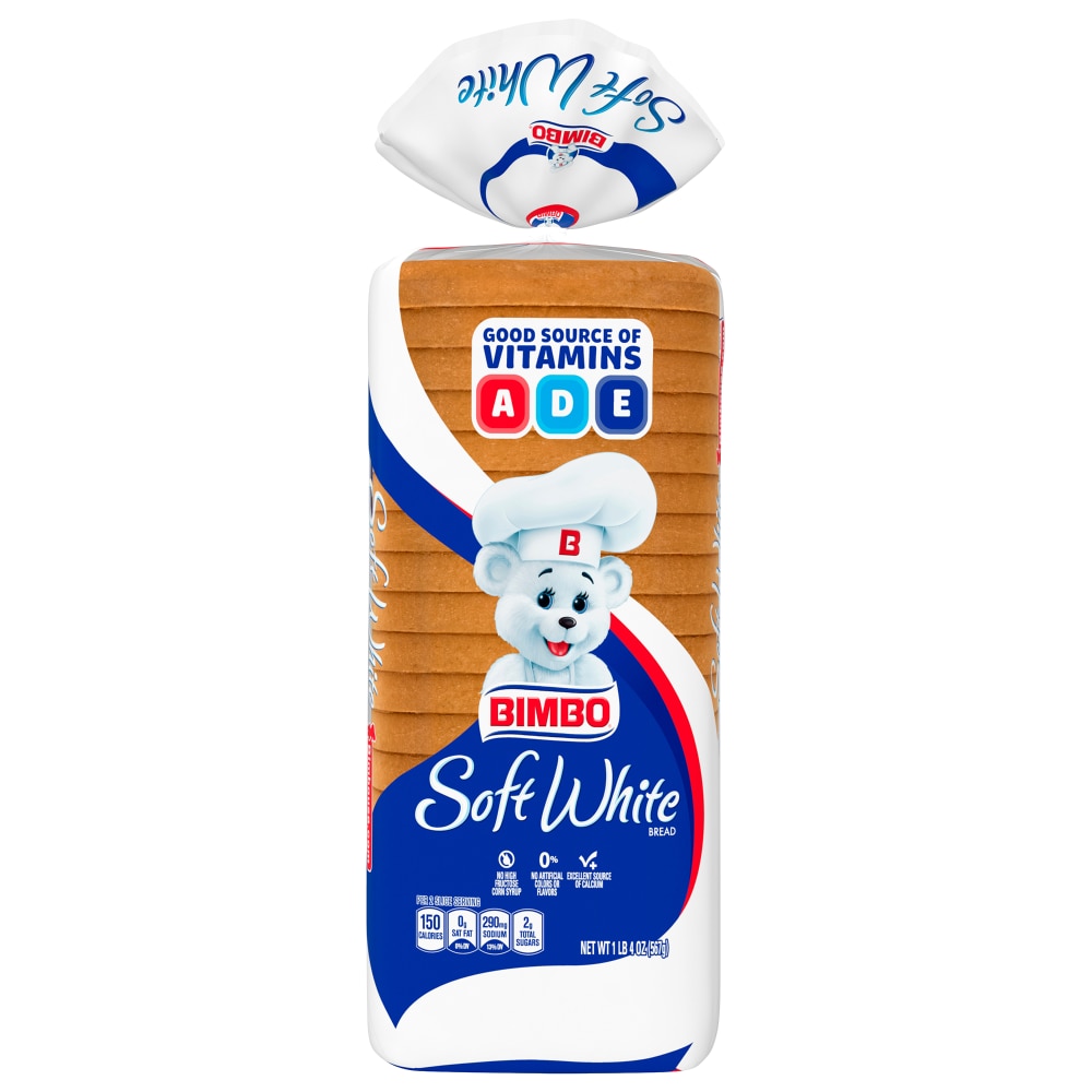 Photo of Bimbo Soft White Bread Family Size 20.00 Oz