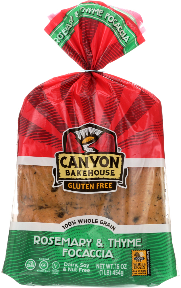 Focaccia, Rosemary & Thyme