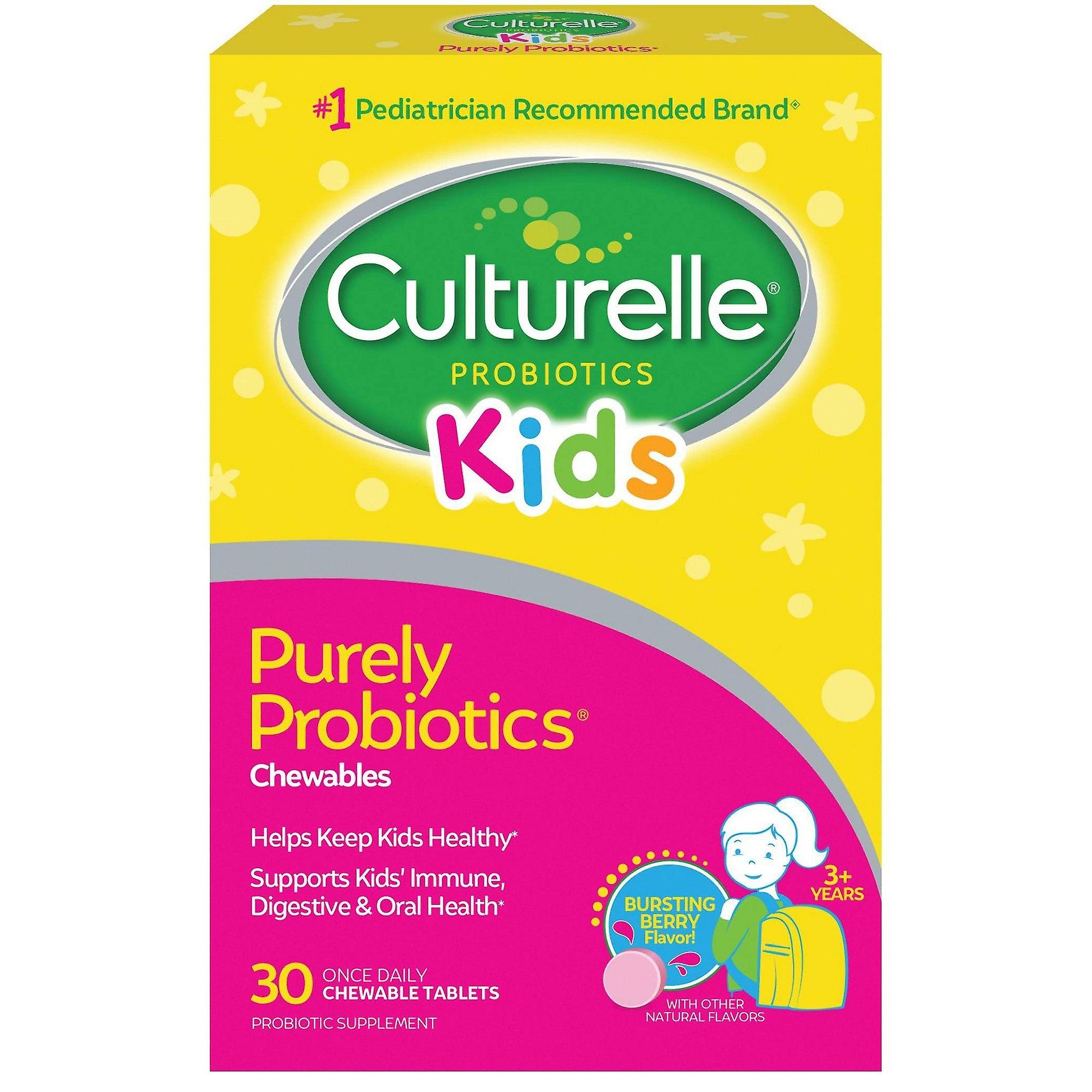 Culturelle - Probiotic - Purely Probiotics - 30 Chewable Tablets