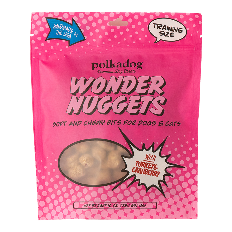 Polkadog Polka Dog Wonder Nuggets Turkey & Cranberry 12oz