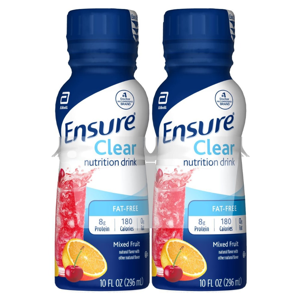 Abbott, Ensure, Clear Nutrition Drink, Mixed Fruit, Mixed Fruit