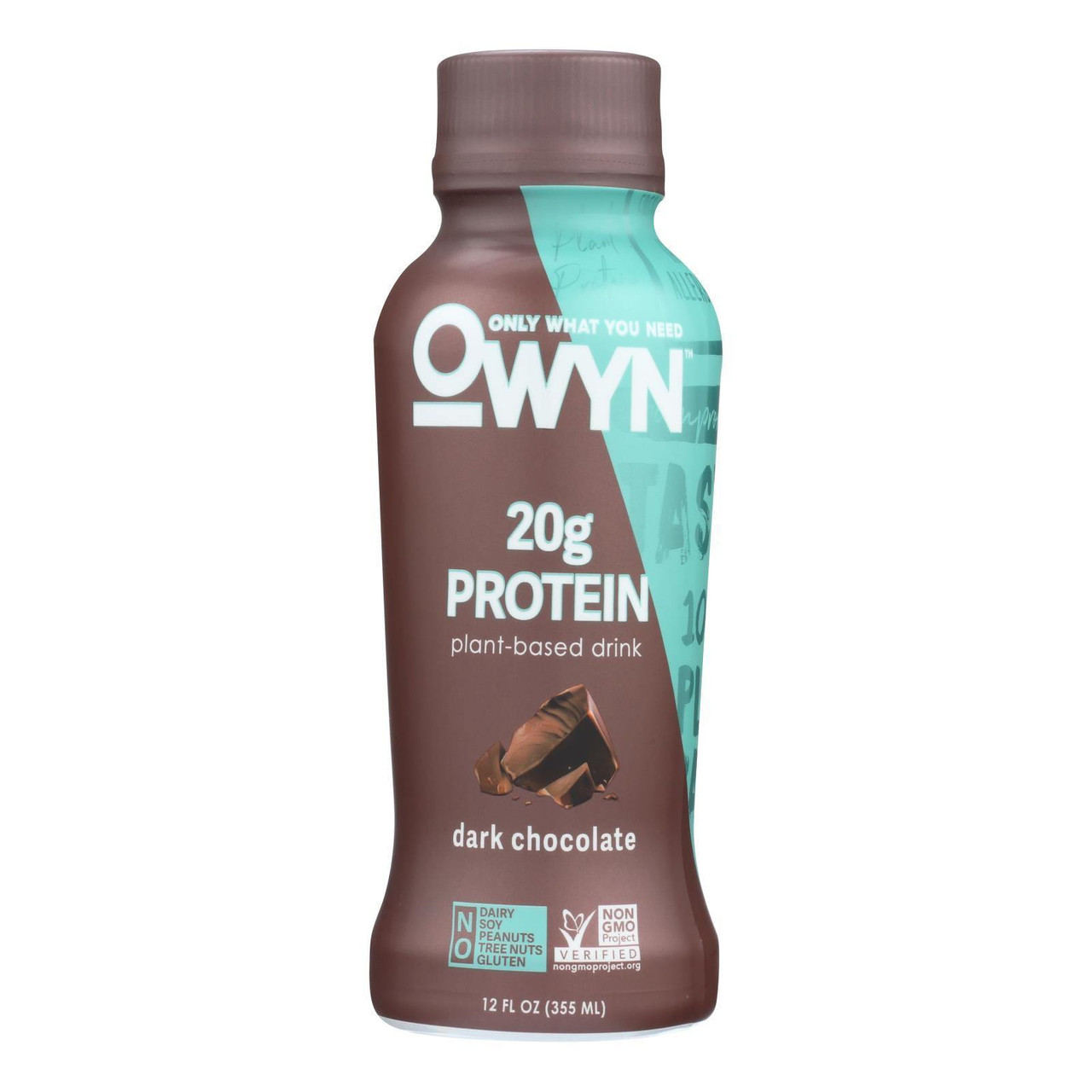 Owyn Dark Chocolate Plant Based Protein Shake, 12 Fl Oz