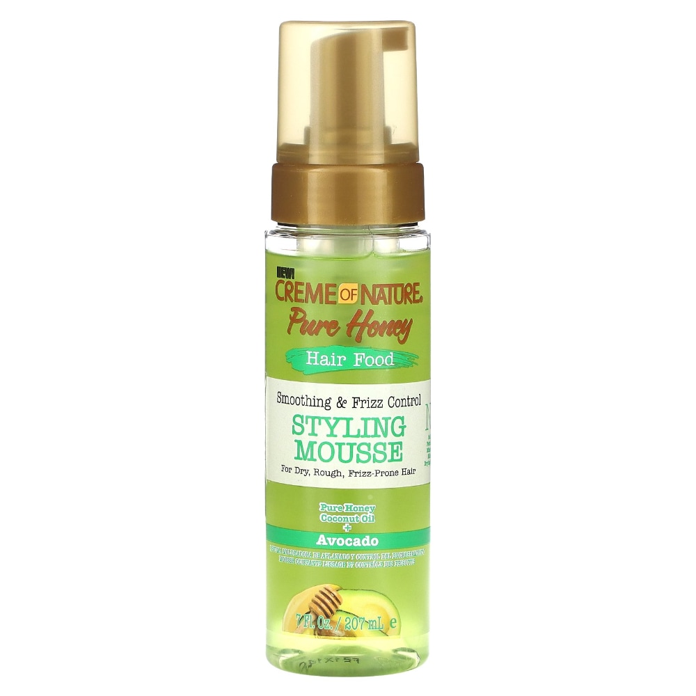 Photo of Creme of Nature Hair Food Smoothing & Frizz Control Styling Mousse Avocado 7oz