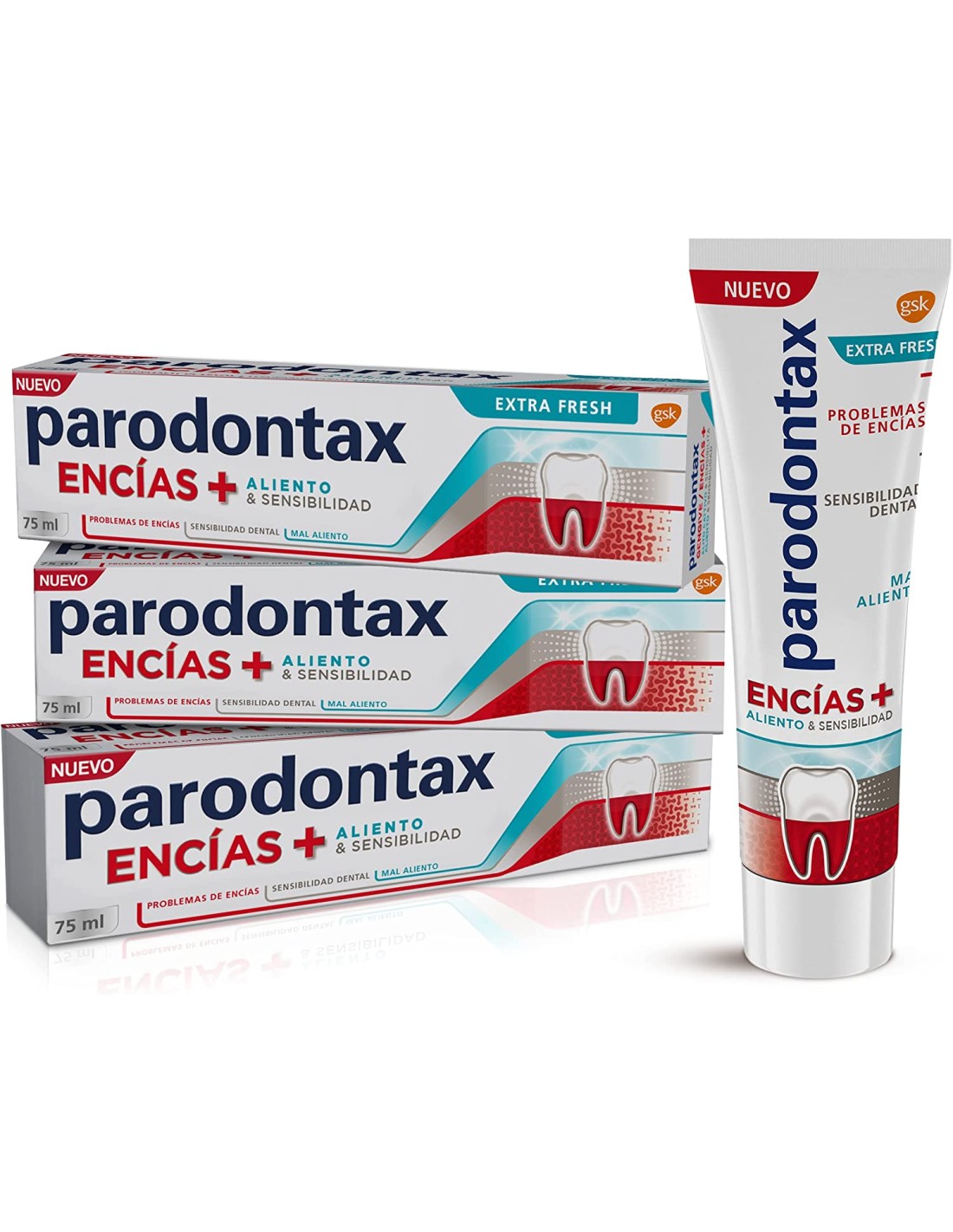 PARODONTAX ENCÍAS+ALIEN. BLANQUEJADORA 75ML