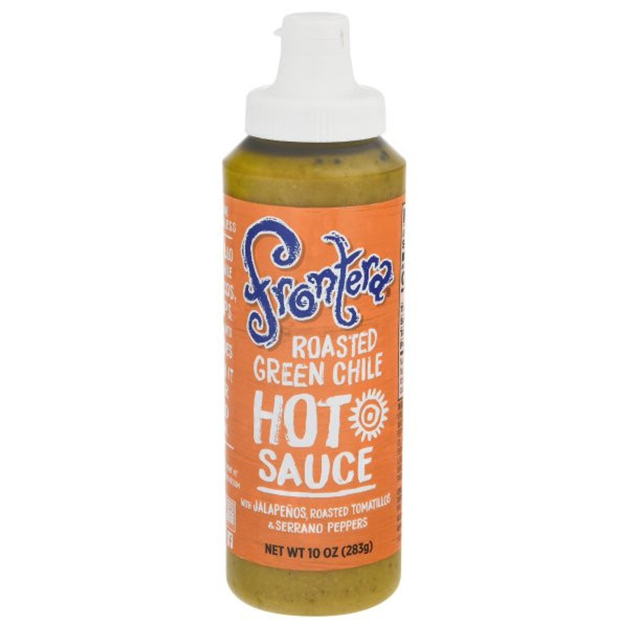 Roasted Green Chile Hot Sauce with Jalapenos, Roasted Tomatillos & Serrano Peppers