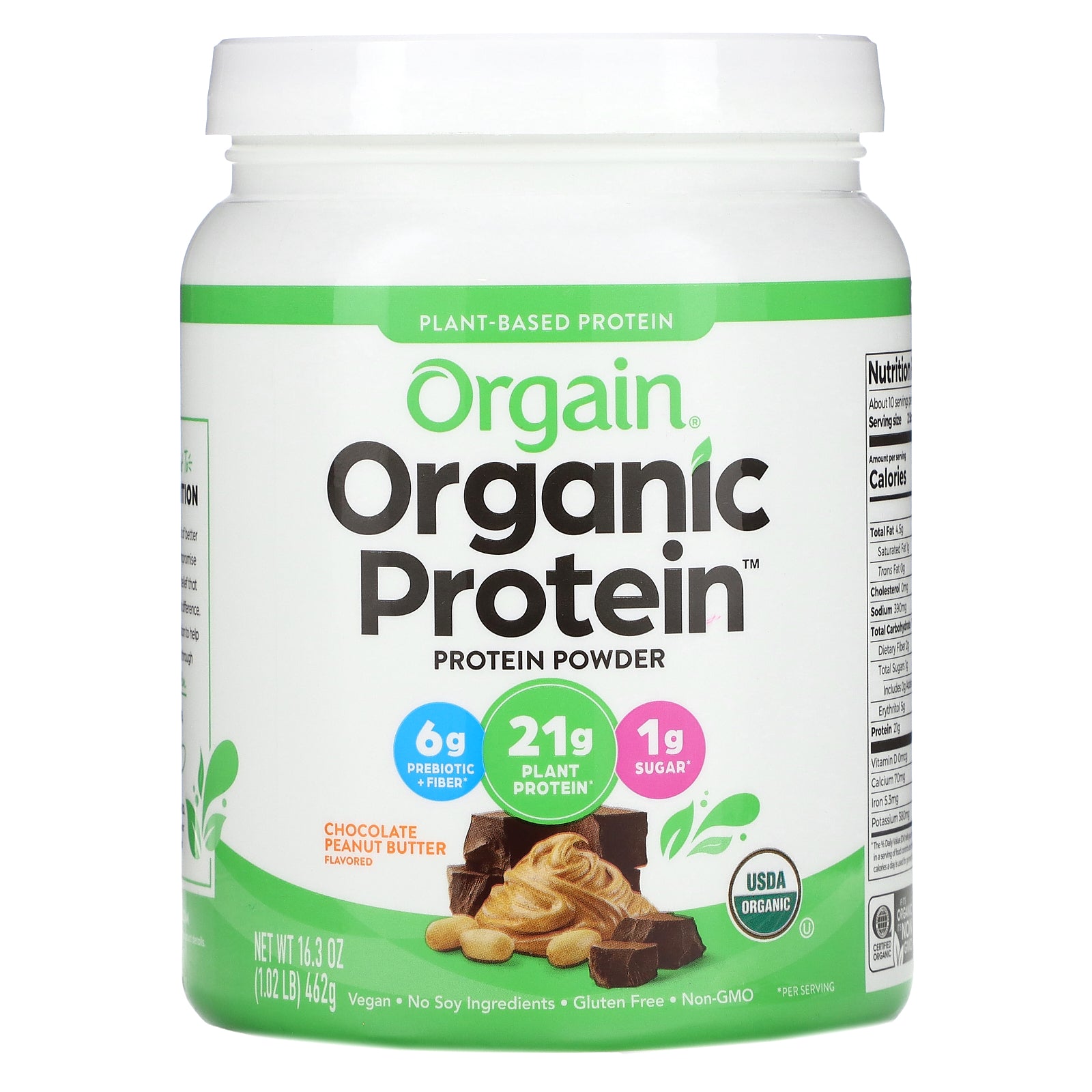 Orgainic Protein Chocolate Peanut Butter