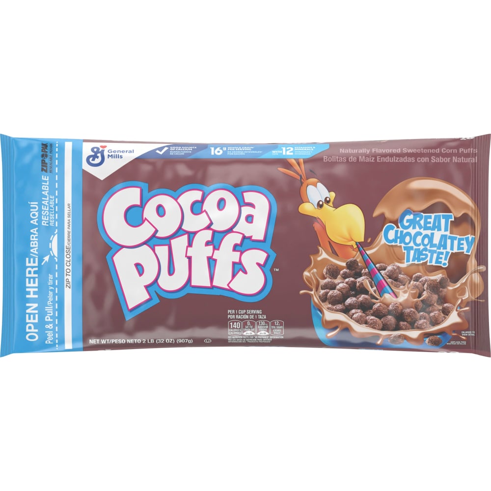 Photo of Cocoa Puffs Breakfast Cereal Bag, 32 Oz