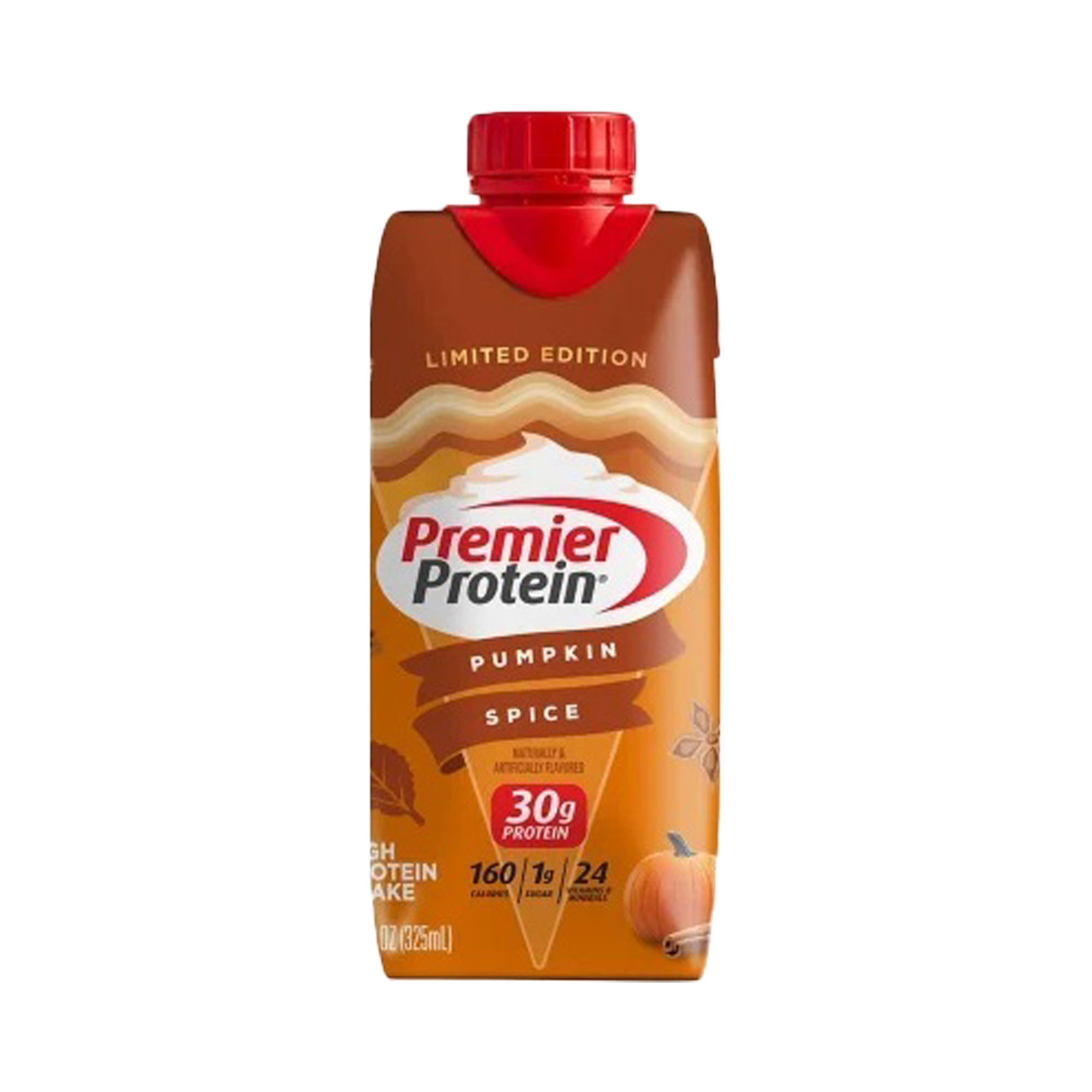 Premier Protein Pumpkin Spice High Shake 11 Fl. Oz. Bottle — UPC ...