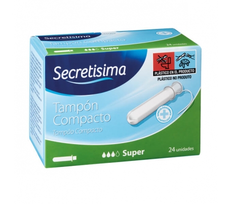 TAMPONES COMPACT SUPER SECRETIS. 24 UN