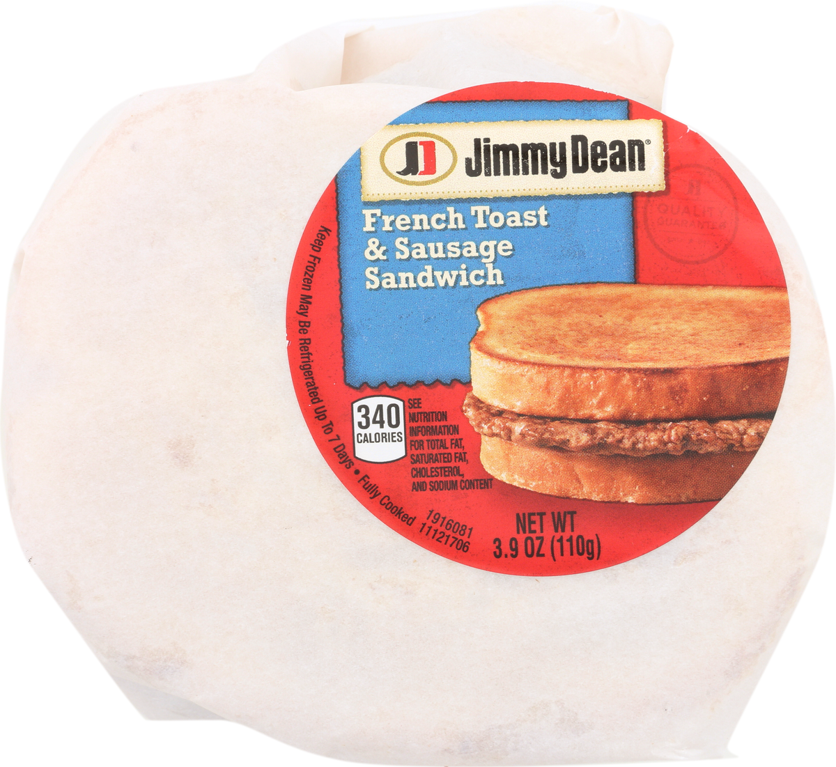 French Toast & Sausage Sandwich