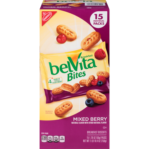 Mixed Berry Breakfast Biscuits Bites, Mixed Berry