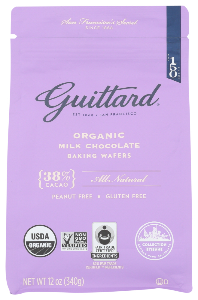 7380Ft Organic 38% Cacao Milk Chocolate Baking Wafers