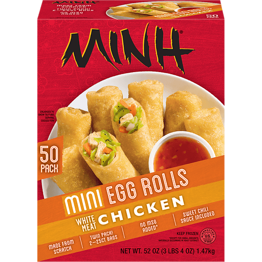 Minh, Mini Egg Rolls, White Meat Chicken, White Meat Chicken