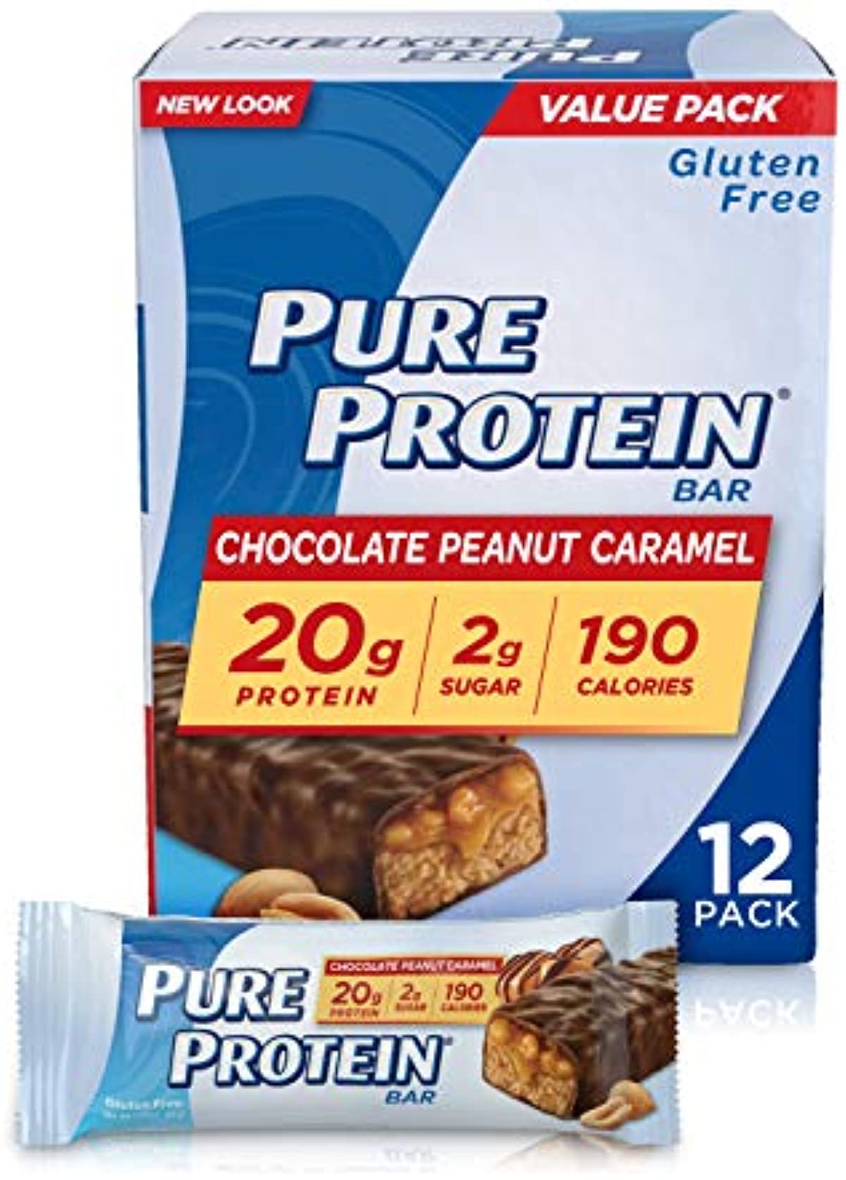 Photo of Pure Protein Bar, Gluten Free, Chocolate Peanut Caramel