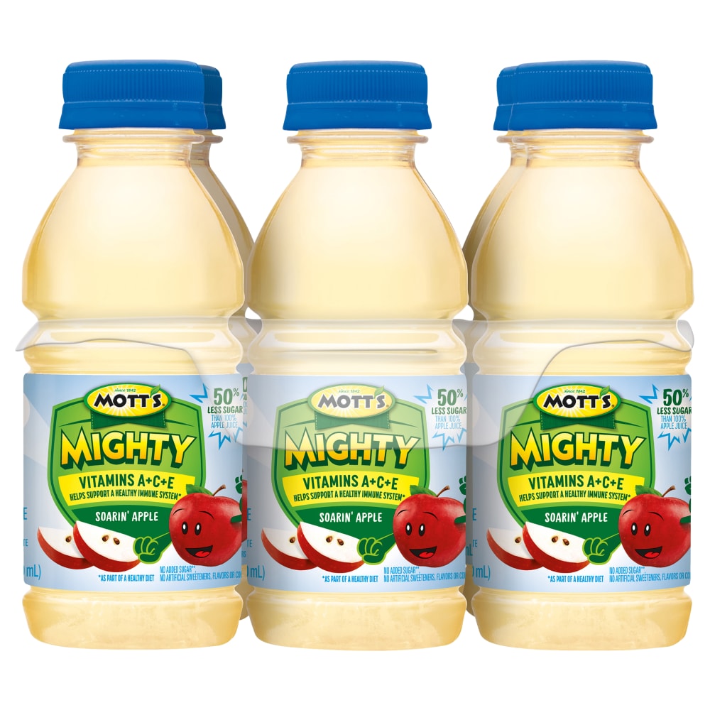 Photo of Mott's Mighty Soarin' Apple Juice Beverage, 8 Fl Oz