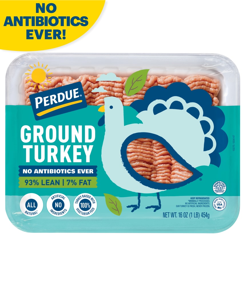 Photo of Perdue 93% Lean 7% Fat Ground Turkey, 16 Oz