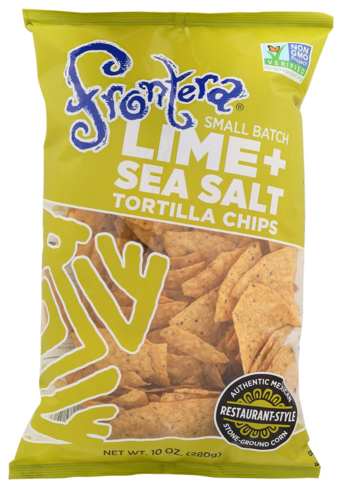 Lime + Sea Salt Tortilla Chips, Lime + Sea Salt