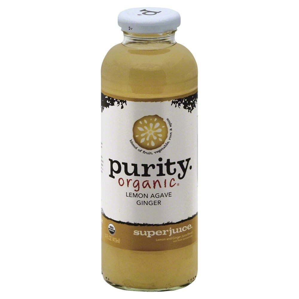 Purity Organic, Lemon and Ginger Juice Blend Not From Concentrate