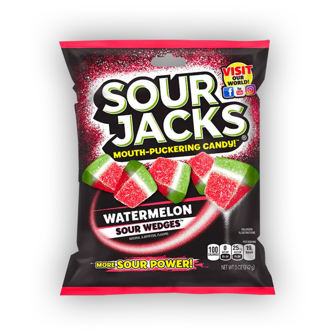 Photo of Sour Jacks Wedges Candy, Watermelon