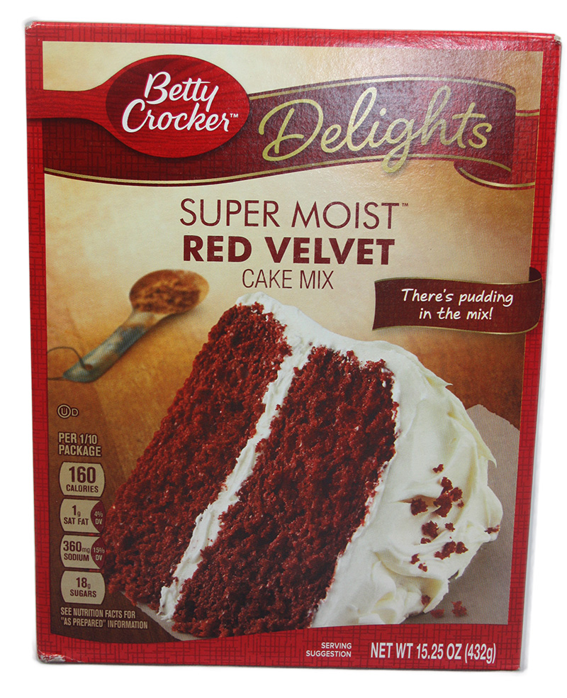Photo of Betty Crocker Super Moist Delights Red Velvet Cake Mix, 13.25 Oz
