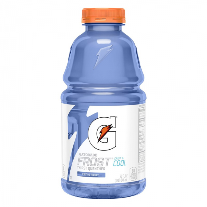 Gatorade Frost Riptide Rush Thirst Quencher 32 Fluid Ounce Plastic Bottle