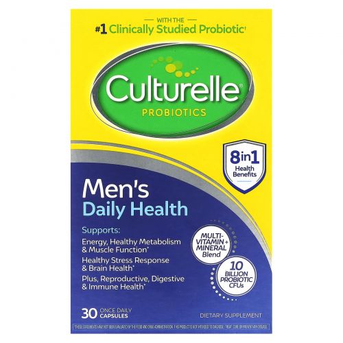Culturelle - Probiotic Men'S Daily Health 8 In1 30 Caps
