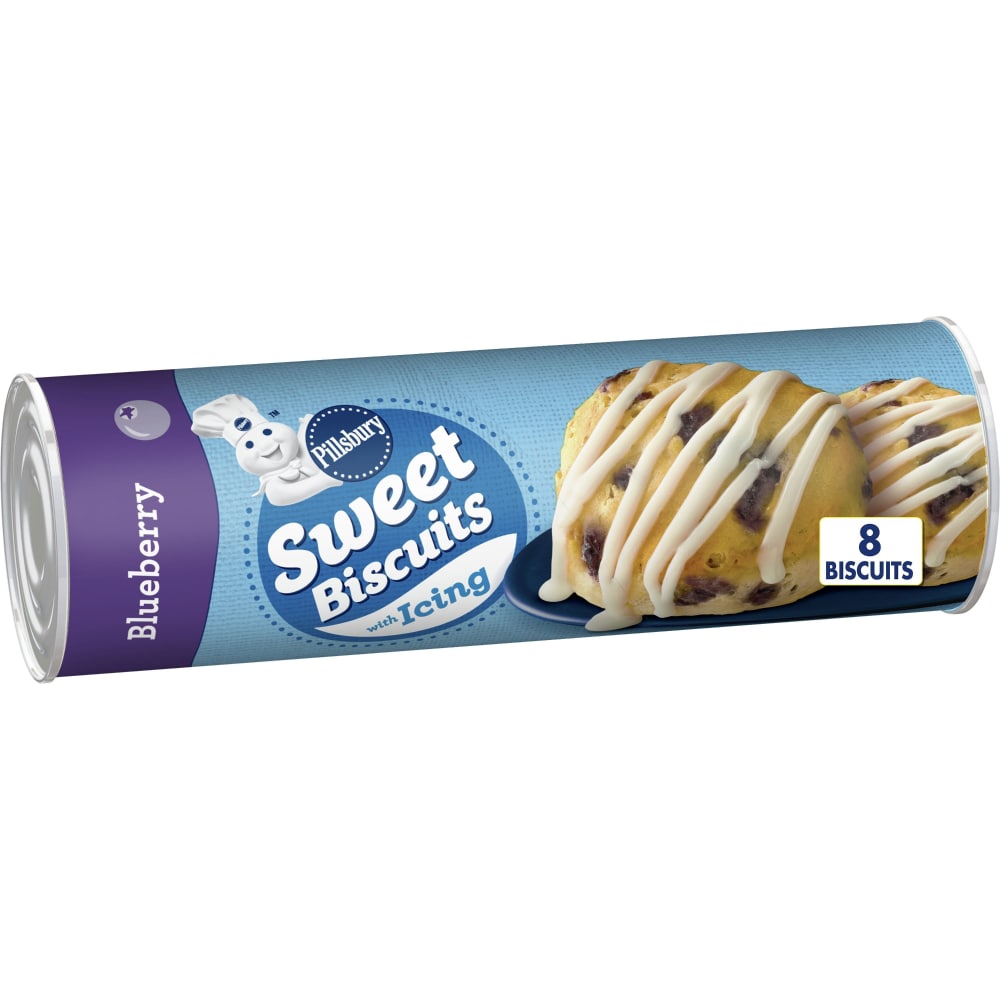 Photo of Pillsbury Blueberry Sweet Biscuits With Icing