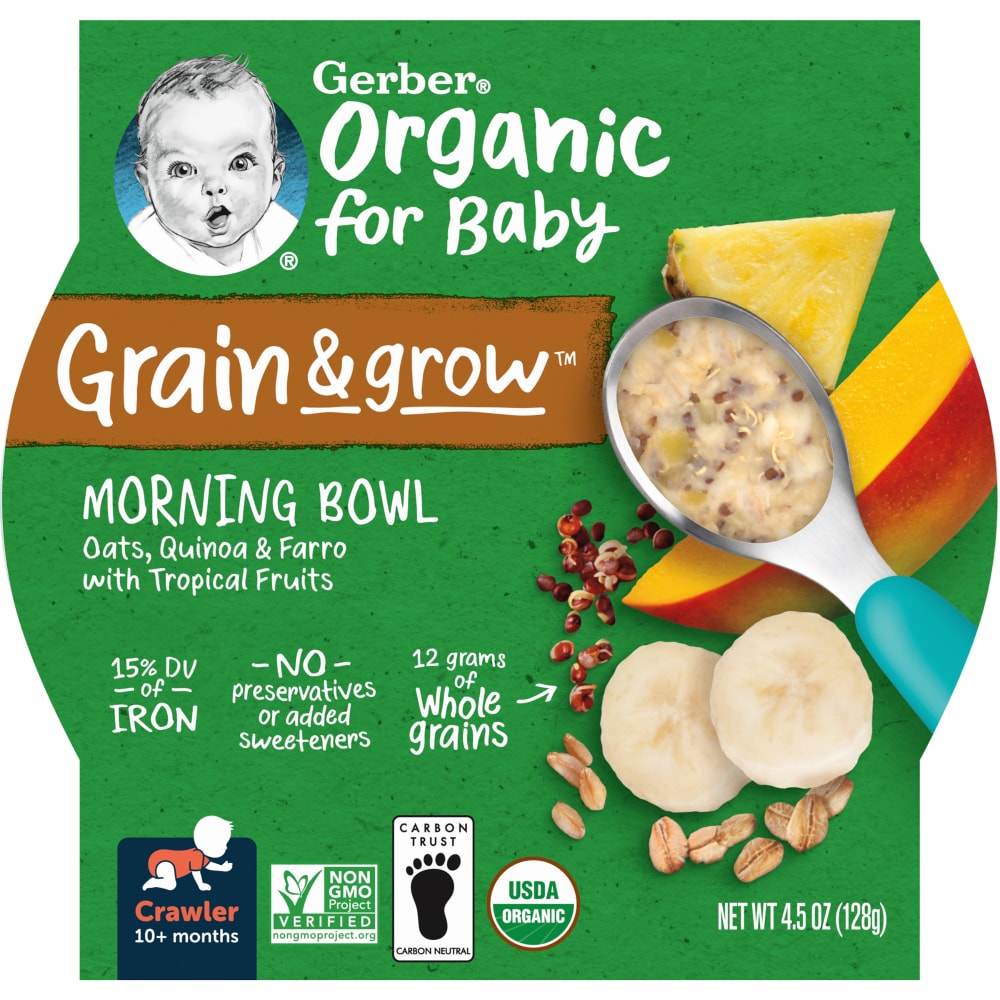 Grain & Grow Morning Bowl Oats, Quinoa & Farro with Tropical Fruits
