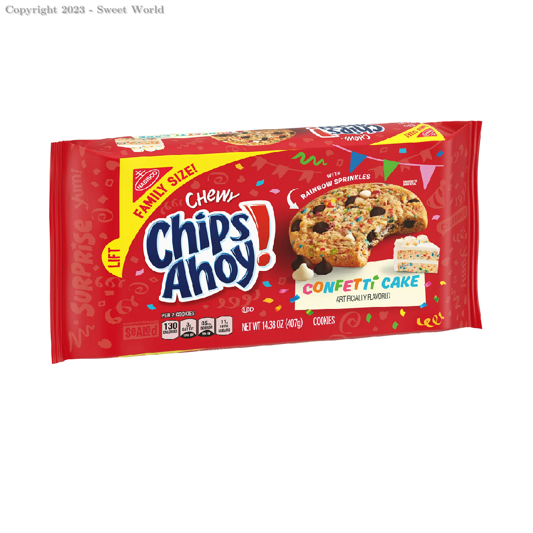 Photo of Chips Ahoy! Chewy Confetti Cake Cookies Family Size