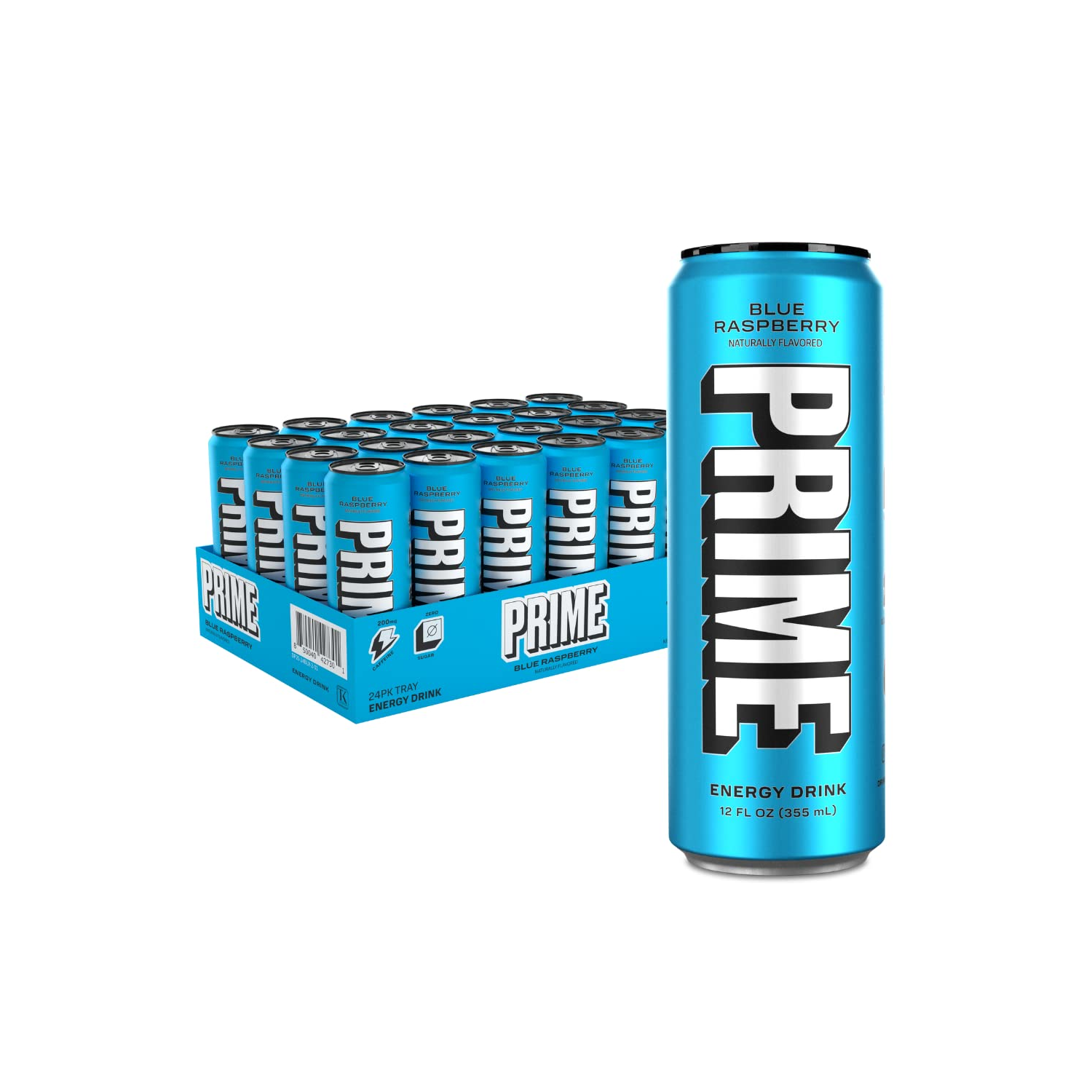 Prime Energy Hydration Drink Blue Raspberry 12oz/24cans