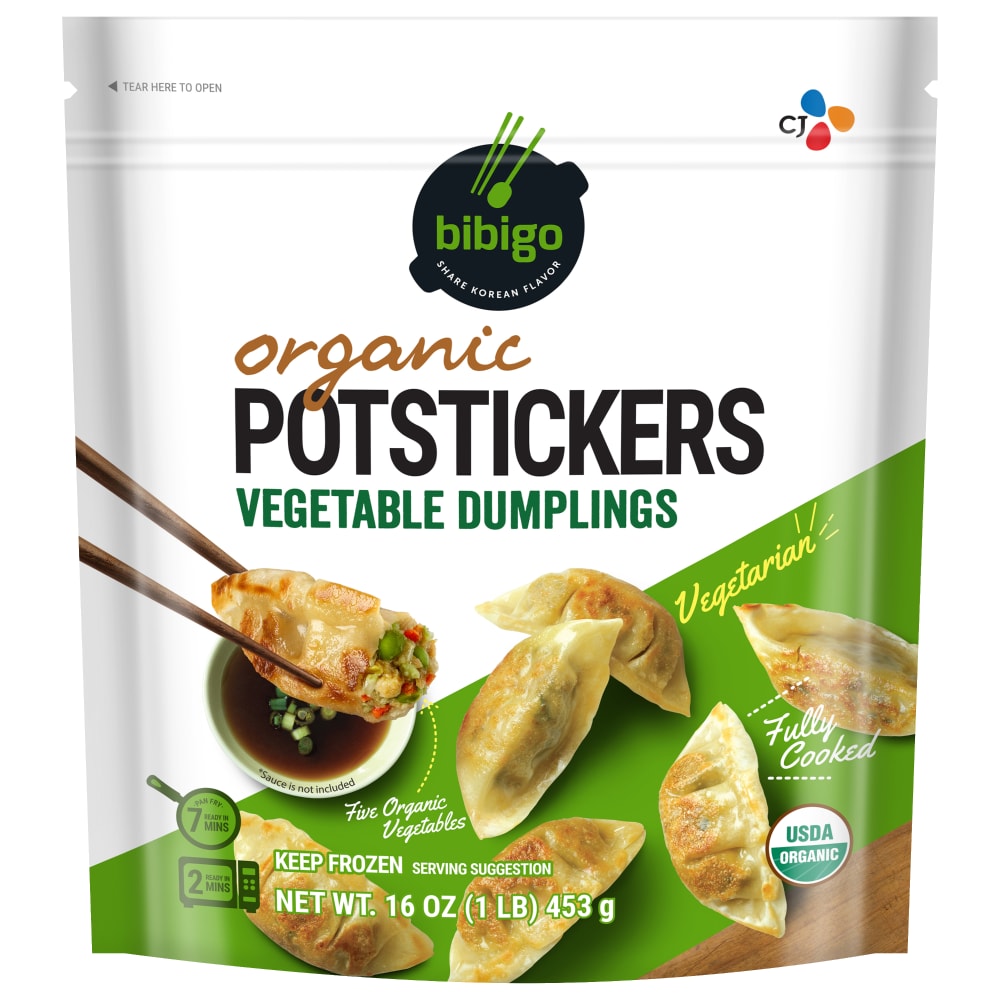 Photo of Bibigo Organic Vegetable Dumplings Potstickers 16 Oz. Bag