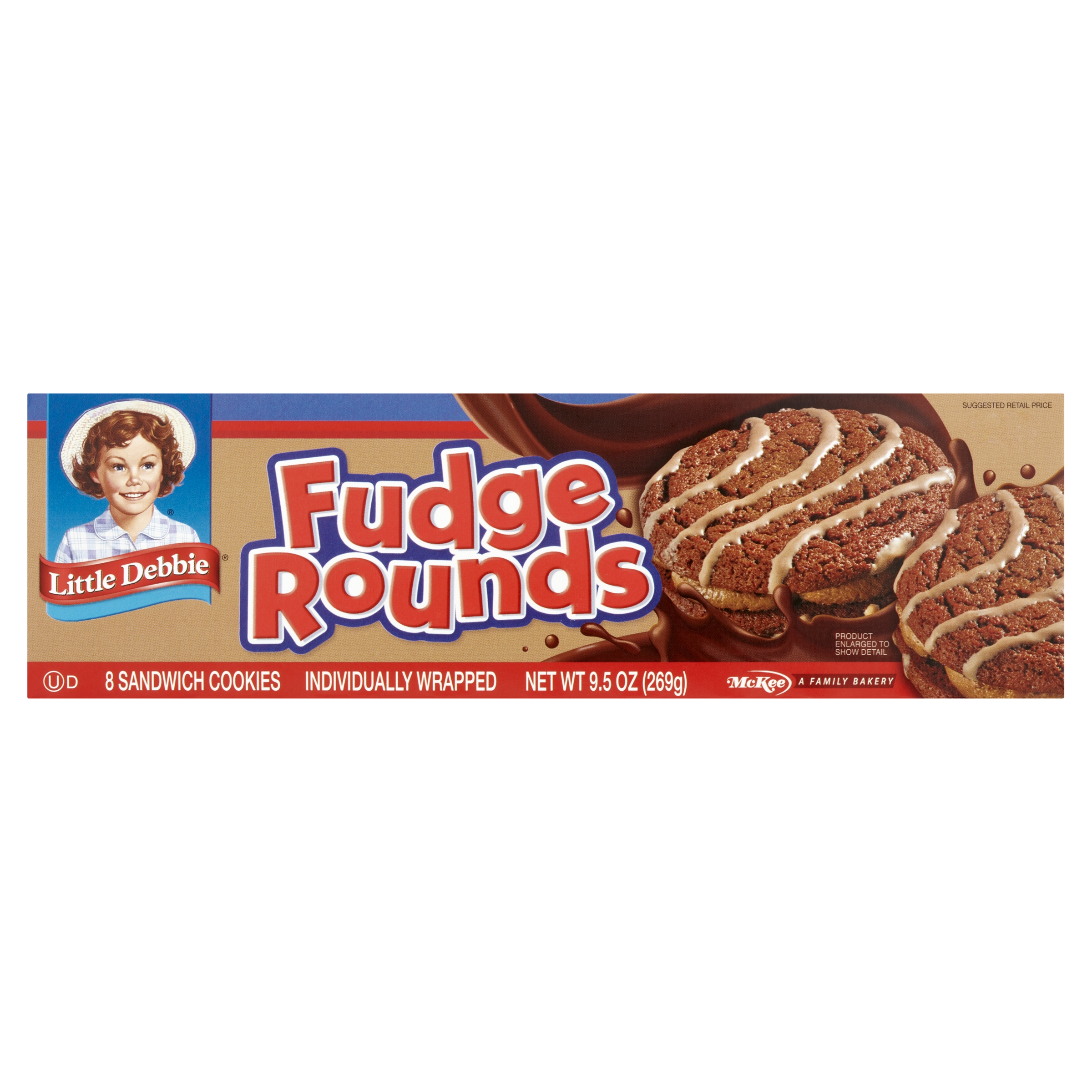 Photo of Little Debbie 8 Pack Fudge Rounds Sandwich Cookies