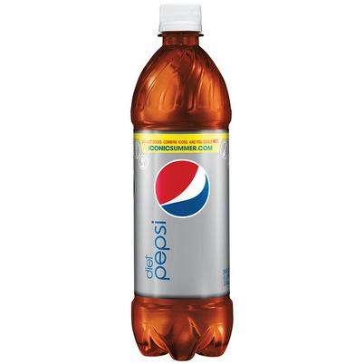 Diet Pepsi Cola (6 - 24 Fluid Ounce) 144 Fluid Ounce 6 Pack Plastic Bottles