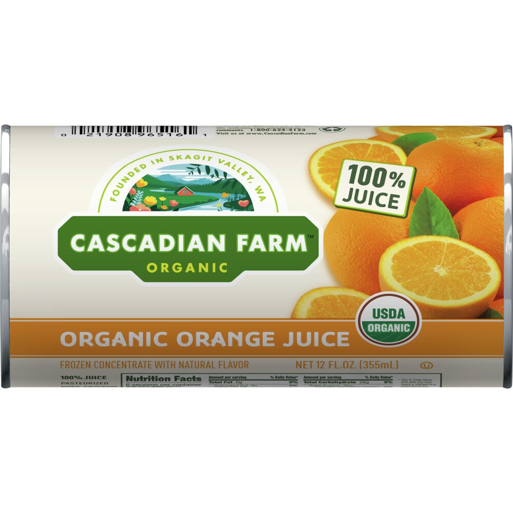 Photo of Cascadian Farm Organic Orange Juice, 12 Fl Oz Frozen Concentrate