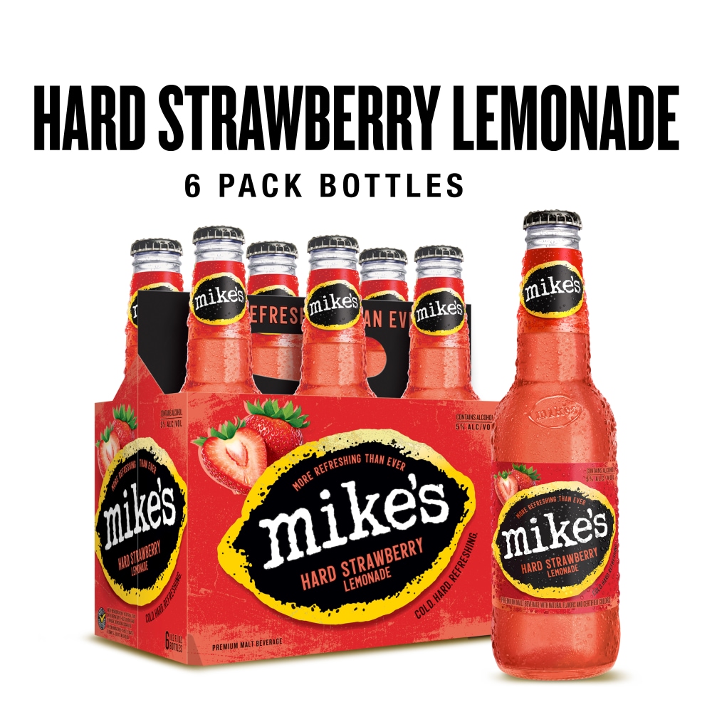 Photo of Mike's Malt Beverage, Premium, Hard Strawberry Lemonade