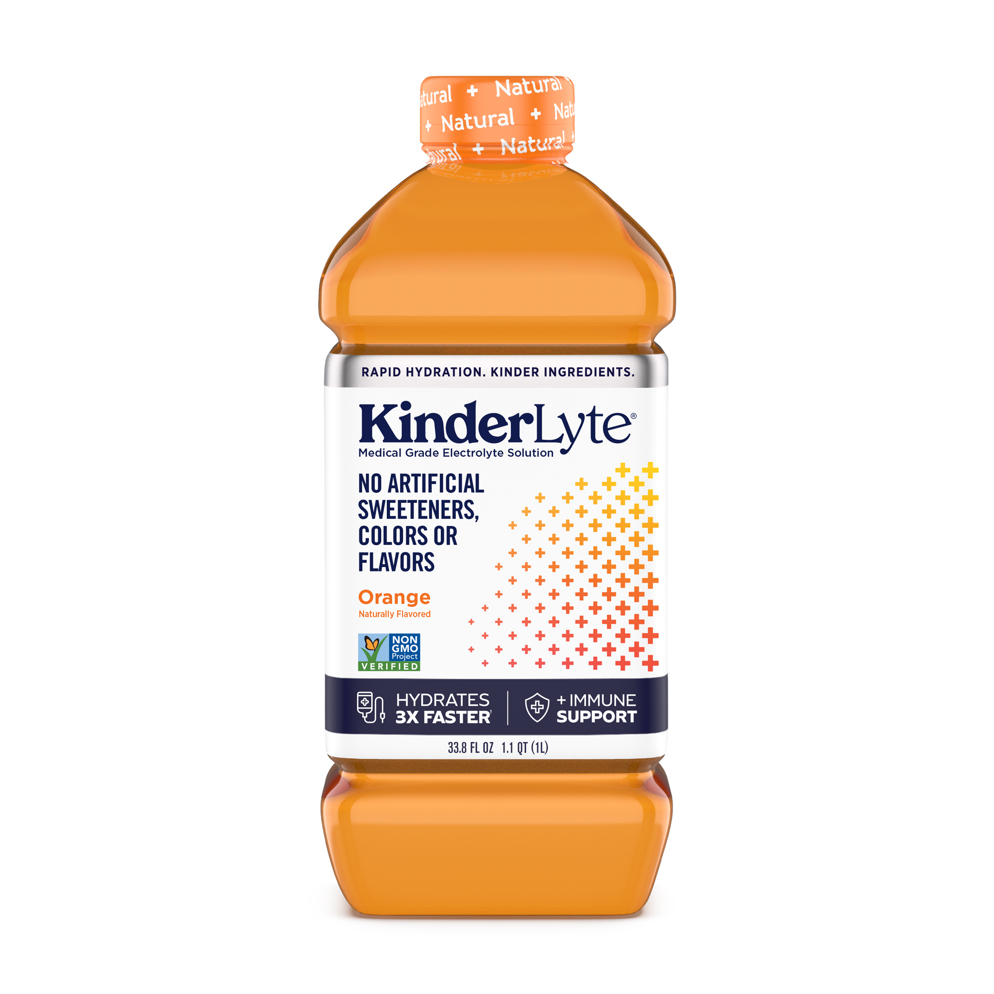 Orange Flavored Natural Oral Electrolyte Solution, Orange