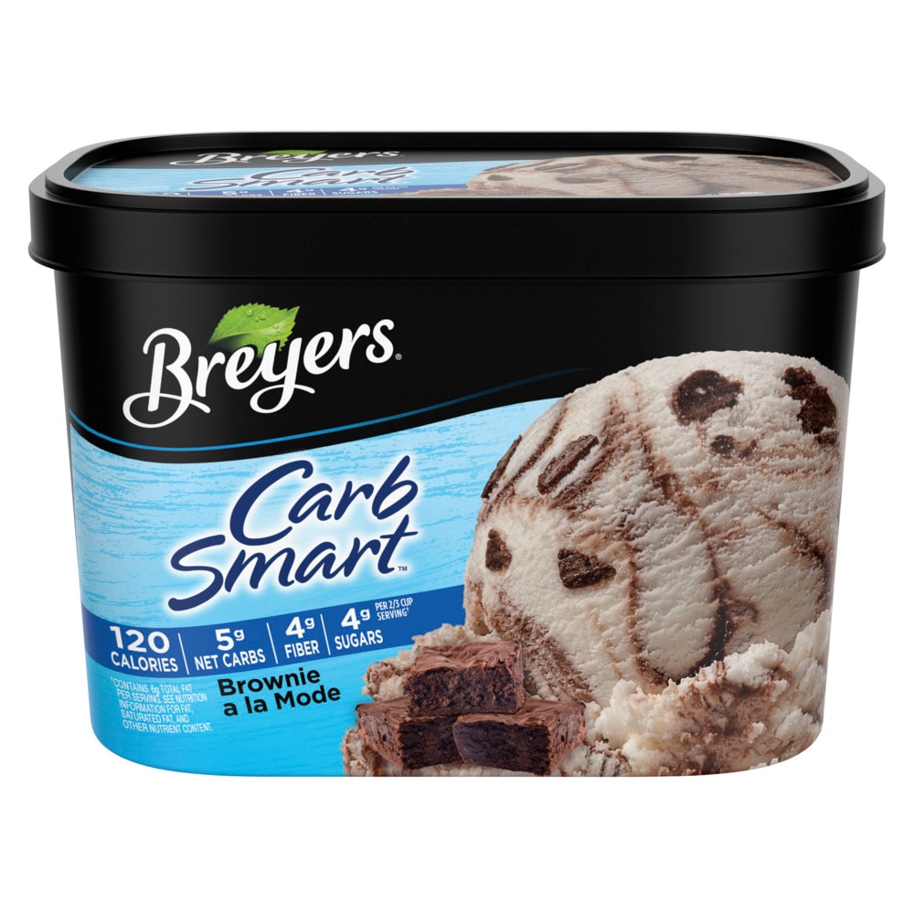 Photo of Breyers Carb Smart, Frozen Dairy Dessert, Brownie A La Mode