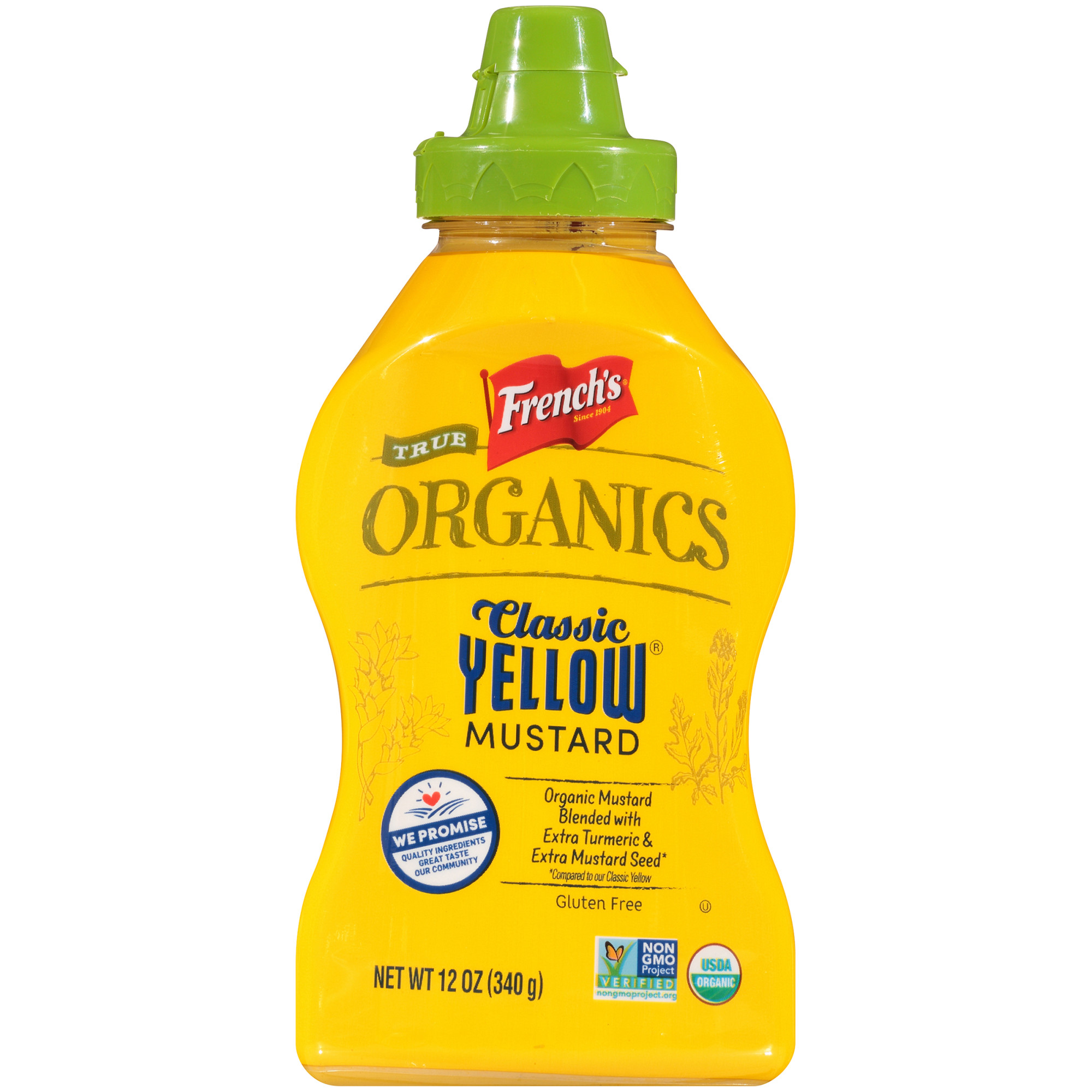 Photo of French's True Organics Classic Yellow Mustard 12 Oz