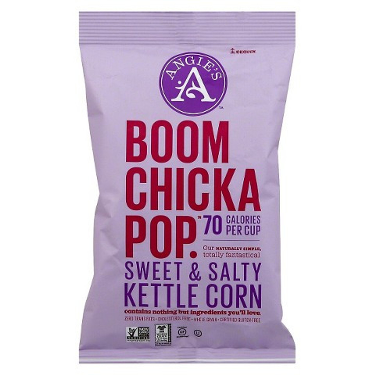 Photo of Angie's Kettle Corn Boom Chicka Pop Sweet And Salty Popcorn - Case Of 12 - 2.25 Oz