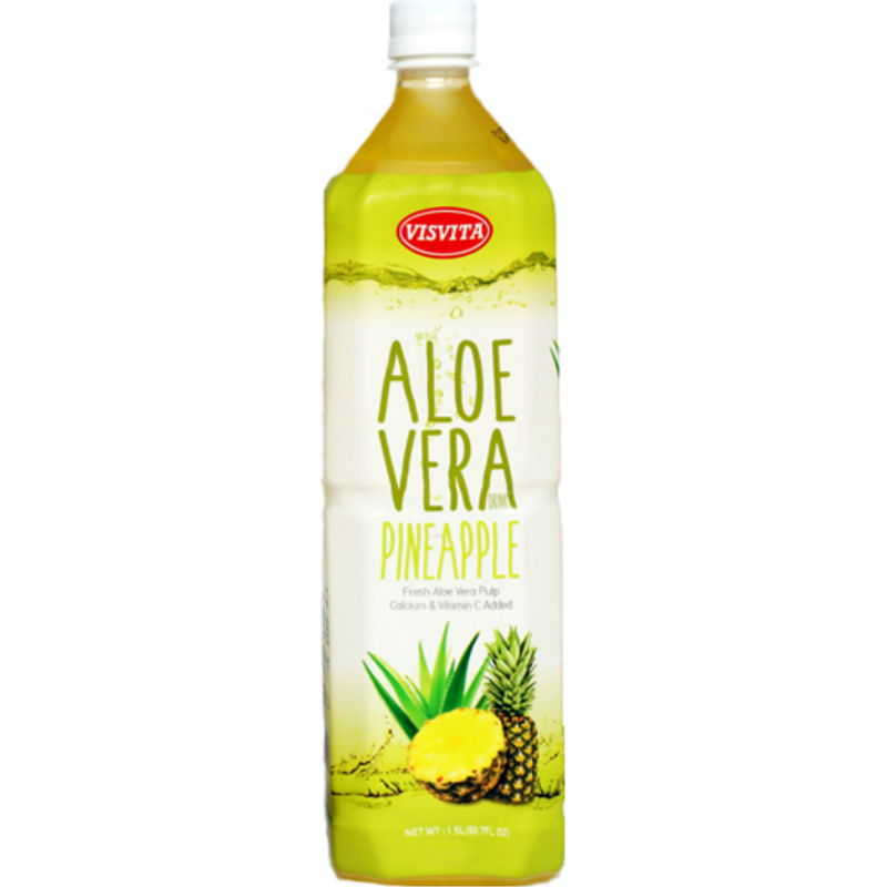 Photo of Visvita Aloe Vera Drink, Pineapple Taste 16.9 Oz