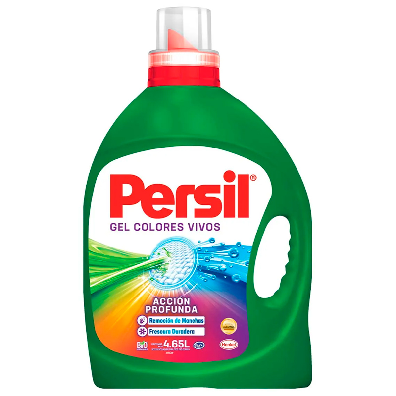 Persil Detergente Líquido Gel Colores Vivos 4.65 L
