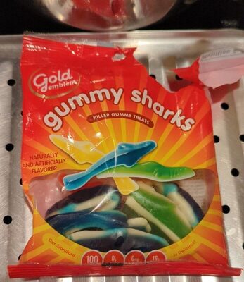 Gummy Sharks Flavored Candy, Gummy Sharks