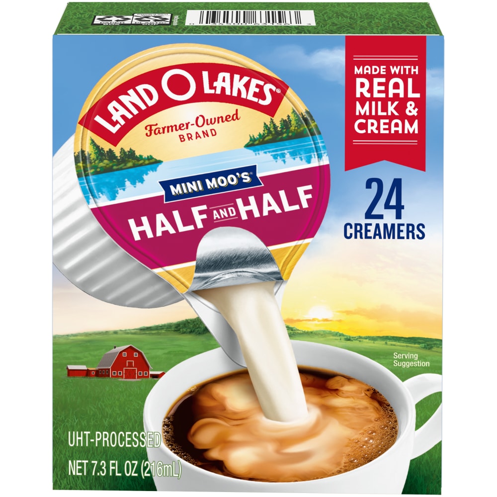 Photo of Land O' Lakes Mini Moos Half &Half Creamers 24CT Single Serve PKG