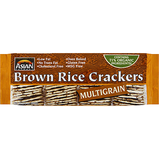 Asian Gourmet, Multigrain Brown Rice Crackers