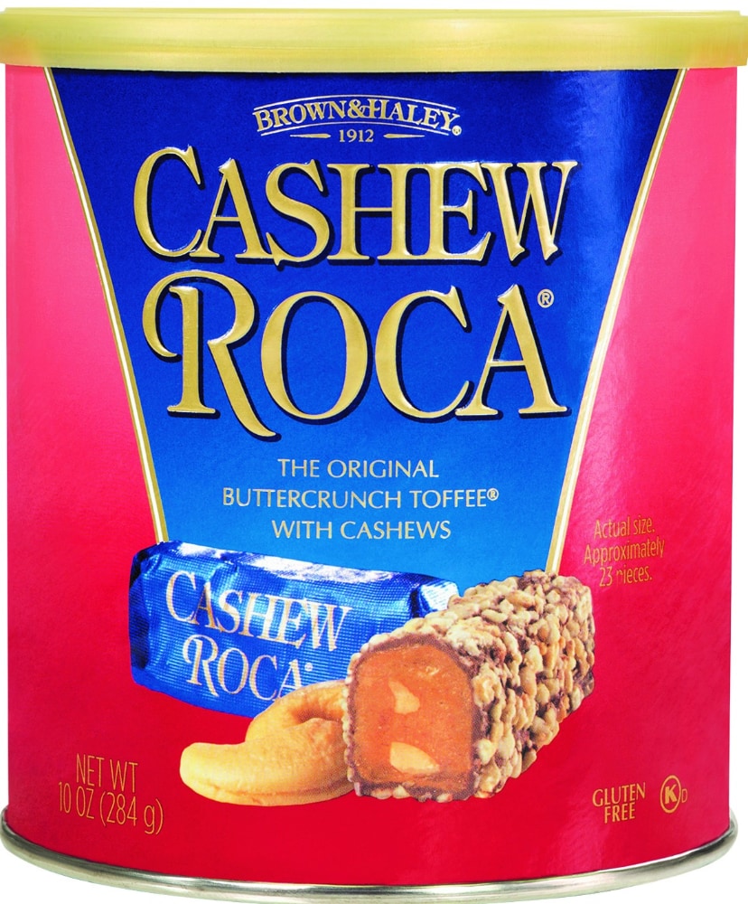 Cashew Roca Buttercrunch Toffee with Cashews, Cashew