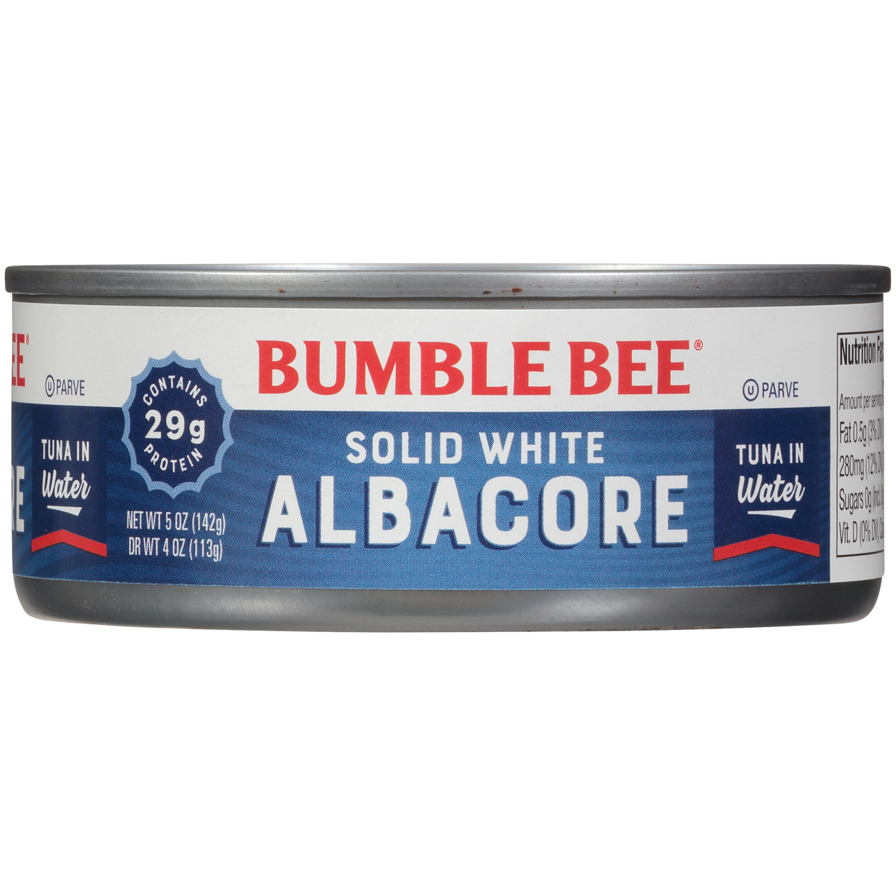 Bumble Bee Solid White Albacore Tuna In Water - 5oz