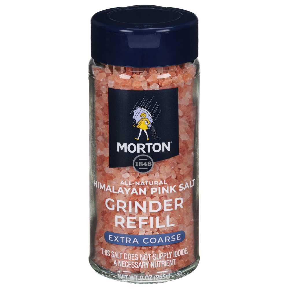 Morton All-Natural Grinder Refill Extra Coarse Himalayan Pink Salt ...