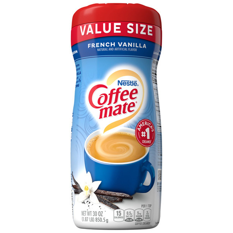 Photo of Coffee mate Value Size French Vanilla Powder Creamer 30 Oz. Canister