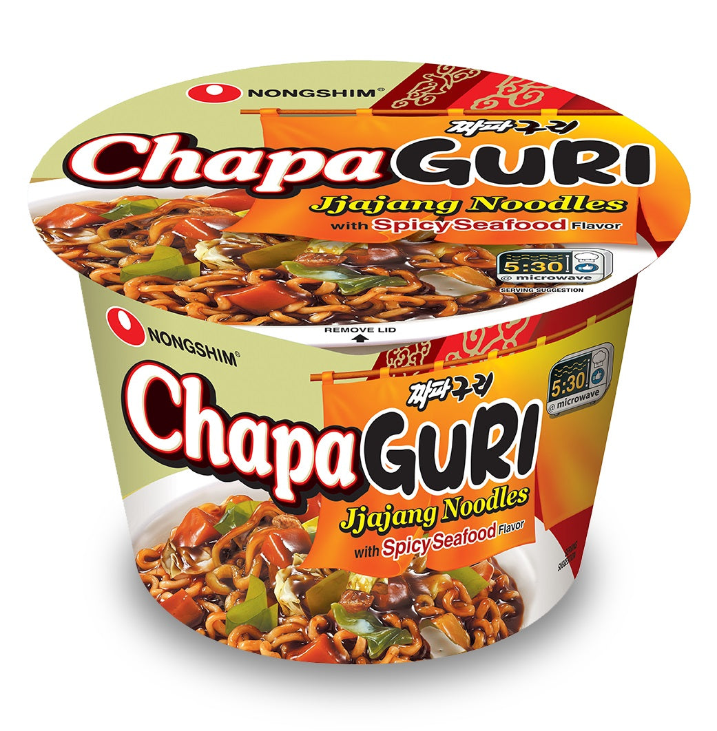 Chapaguri Jjajang Noodles with Spicy Seafood, Spicy Seafood